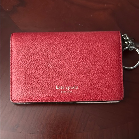 Kate Spade Cherry Red Keychain Wallet - Picture 7 of 7